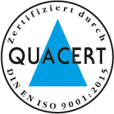 Zertifiziert durch QUAZERT - DIN EN ISO 9001:2008