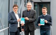 DHfPG-Professoren Jörg Loth, Bernhard Allmann und Arne Morsch 