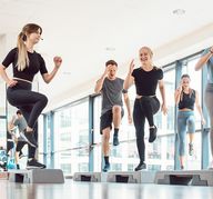 Step Aerobic Fitnessstudio