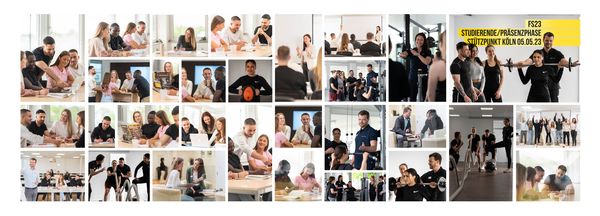 Fotoshooting am Studienzentrum in Köln