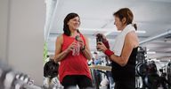 Frauen im Fitnessstudio