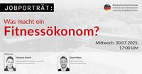 Jobporträt – Was macht ein Fitnessökonom?