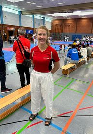 Master-Studierende bei Hochschulmeisterschaft Taekwondo