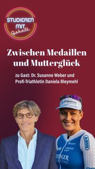 Profi-Triathletin Daniela Bleymehl und Dr. Susanne Weber im Podcast