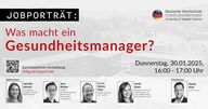 Jobporträt: Gesundheitsmanager