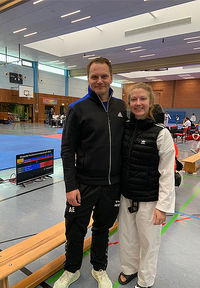 Master-Studierende bei Hochschulmeisterschaft Taekwondo