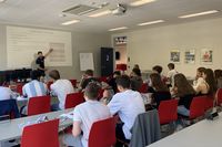 Klasser 8s des Gymnasium am Rotenbühl