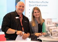 DHfPG/BSA-Stand auf der FIBO