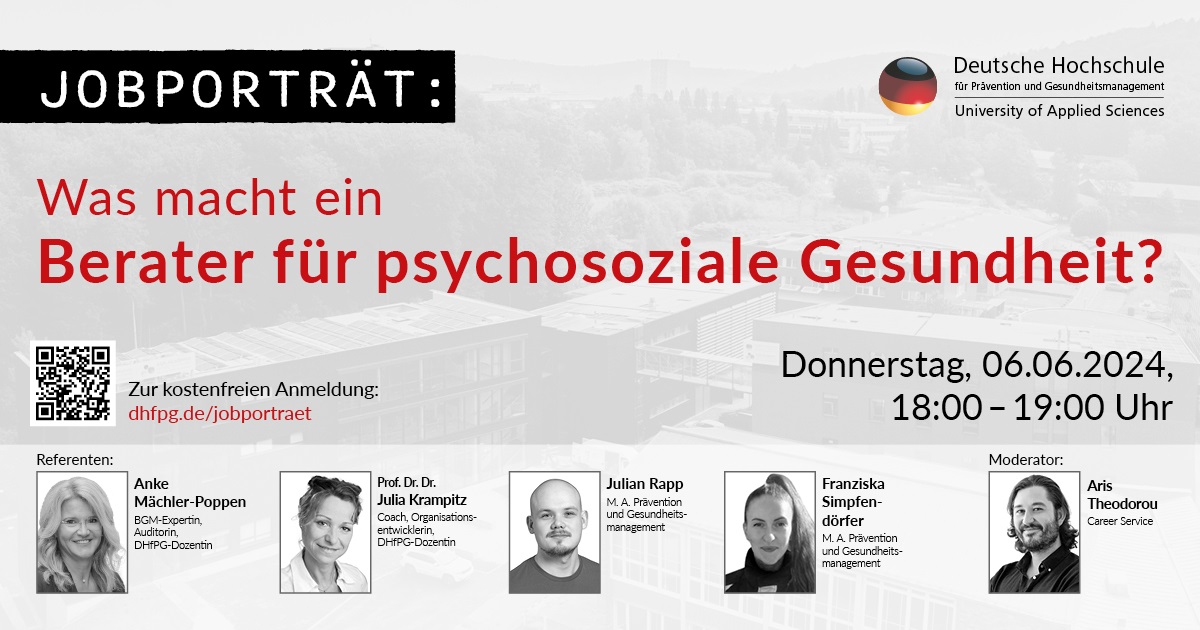Was macht eigentlich ein Berater für psychosoziale Gesundheit?